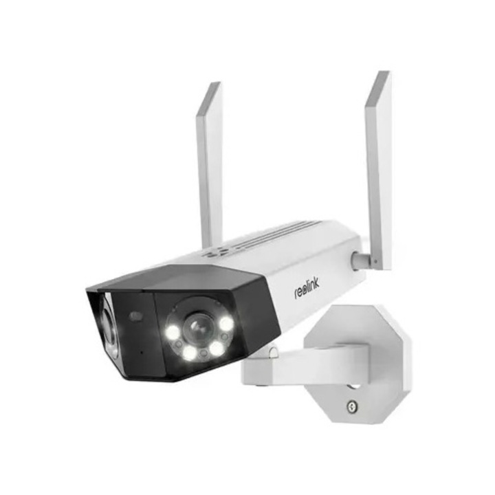 Камера за наблюдение Reolink W730 Duo, 8MP, 4K, Двойни лещи, Прожектор, Цветно нощно виждане, IR 30m, 2,4/5 GHz Dual-Band Wi-Fi, IP66