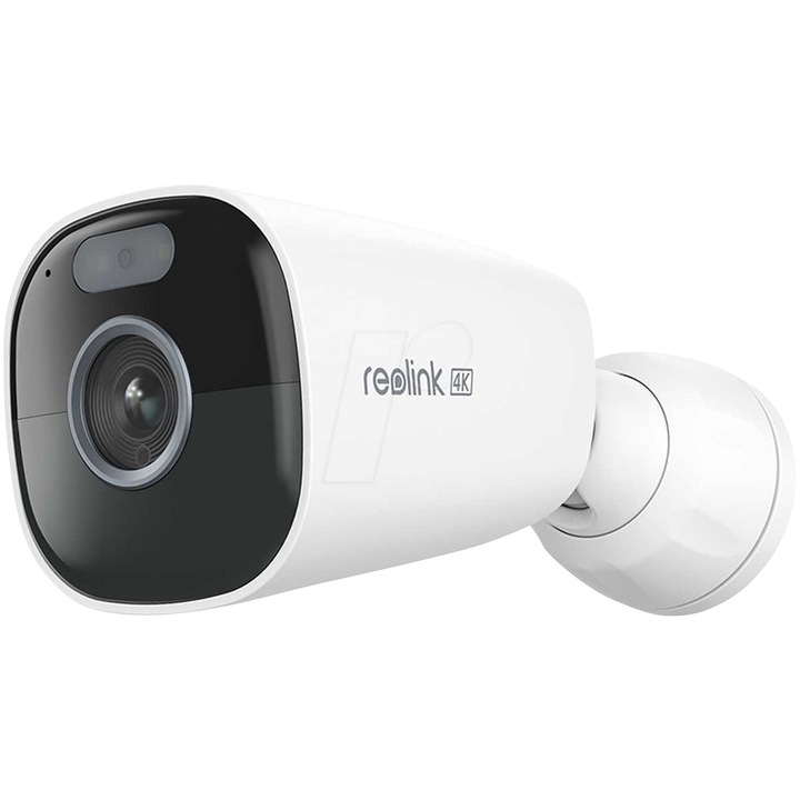 Камера за наблюдение Reolink B360, 8MP, 4K, Цветно нощно виждане, IR 10m, 2.4/5 GHz Dual-Band Wi-Fi, Детекция на движение, Микрофон и високоговорител, IP66, Батерия