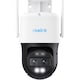Camera de supraveghere pentru exterior Reolink Trackmix Series W760, 4K, 360 PTZ cu vizualizare dubla și urmarire automata, Color Night Vision, zoom hibrid 6X, Wi-Fi 2.4/5Ghz