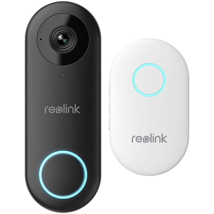 Camera de supraveghere cu fir Reolink D340P 5MP PoE, diagonala de 180°, detectare persoane/pachet, audio bidirectional, stocare locala, functioneaza cu NVR-uri Reolink