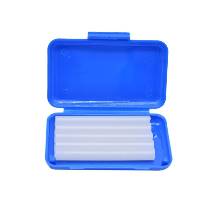 Kit igiena orala, pentru curatarea aparatului ortodontic, 8 piese, Periuta, Perie Limba, Oglinda, Scobitori, Croseta, portocaliu