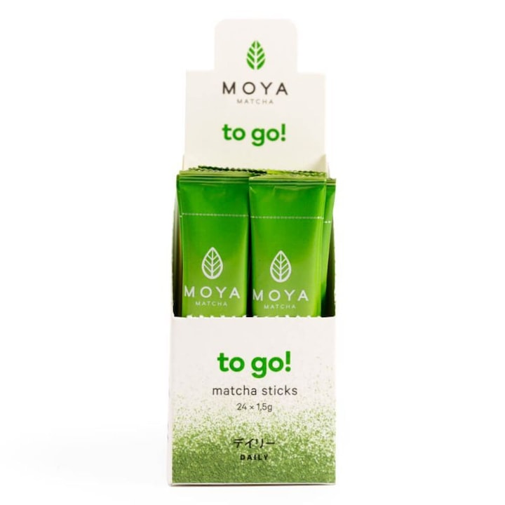 Tasak Moya Matcha To Go ital 1,5 g – 24 egyszeri adag