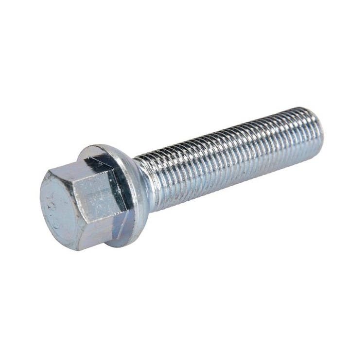 Prezon de roata M14x1, 5, lungime filet 55mm, bila