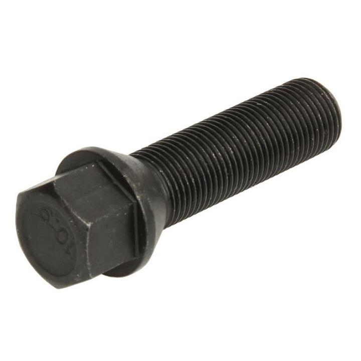 Prezon de roata M14x1, 25, dimensiune filet 45mm, con, negru