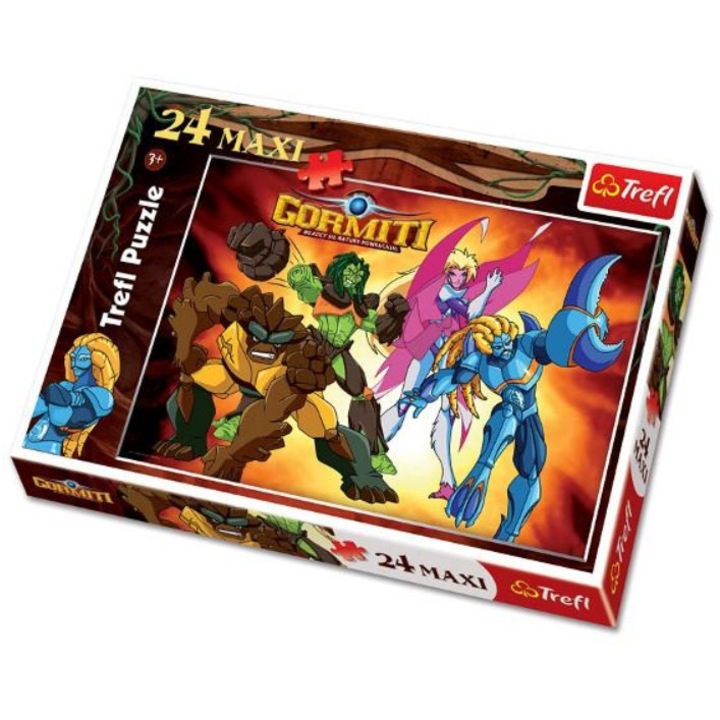 Пъзел Maxi Trefl Gormiti, 24 части, екологичен, 60x40см