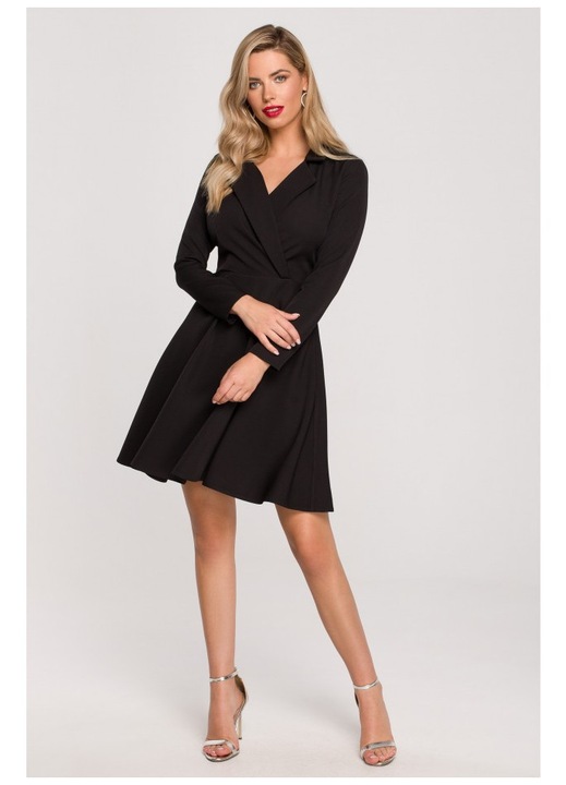 Rochie Dama, Skeater, Poliester/Bumbac, Negru