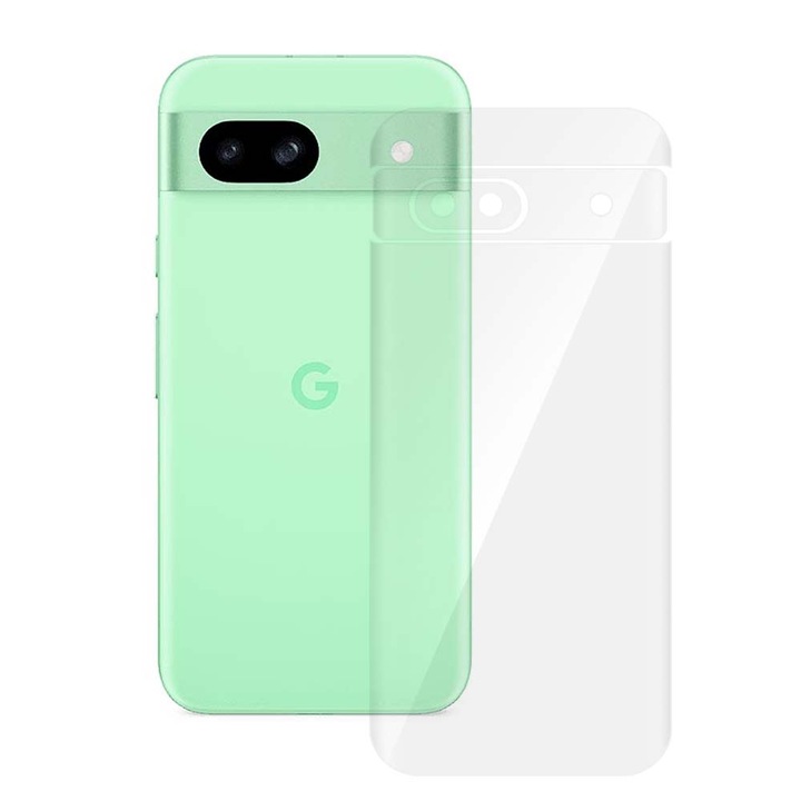 SILKASE hátfólia Google Pixel 8a telefonhoz, hátvédelem, megújuló szilikon