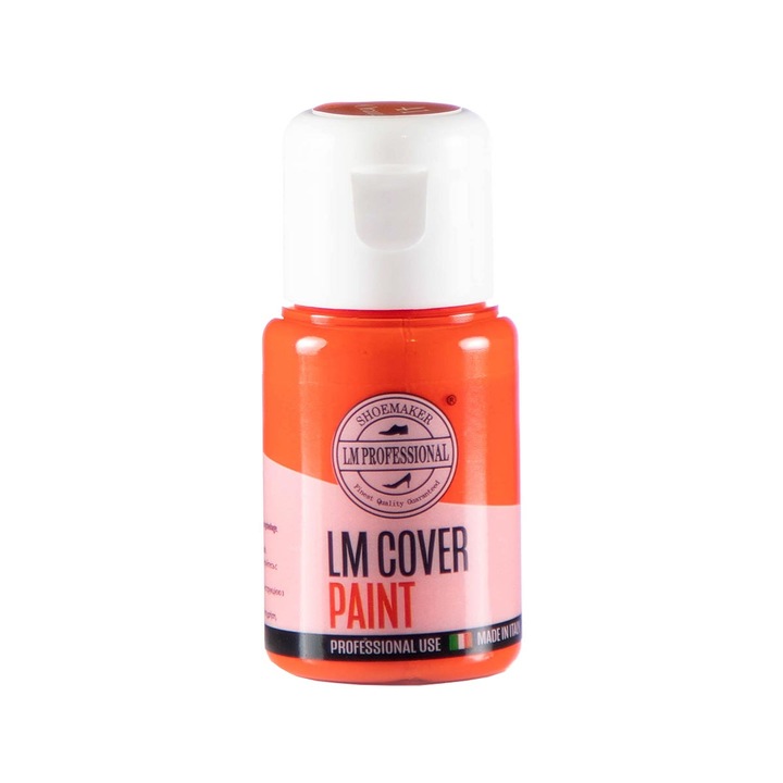 Vopsea pentru piele, LM Professional, Cover Paint Standard, Orange, 30ml