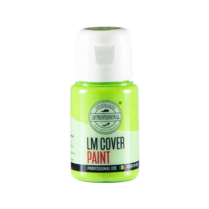 Vopsea pentru piele, LM Professional, Cover Paint Standard, Pea Green, 30ml