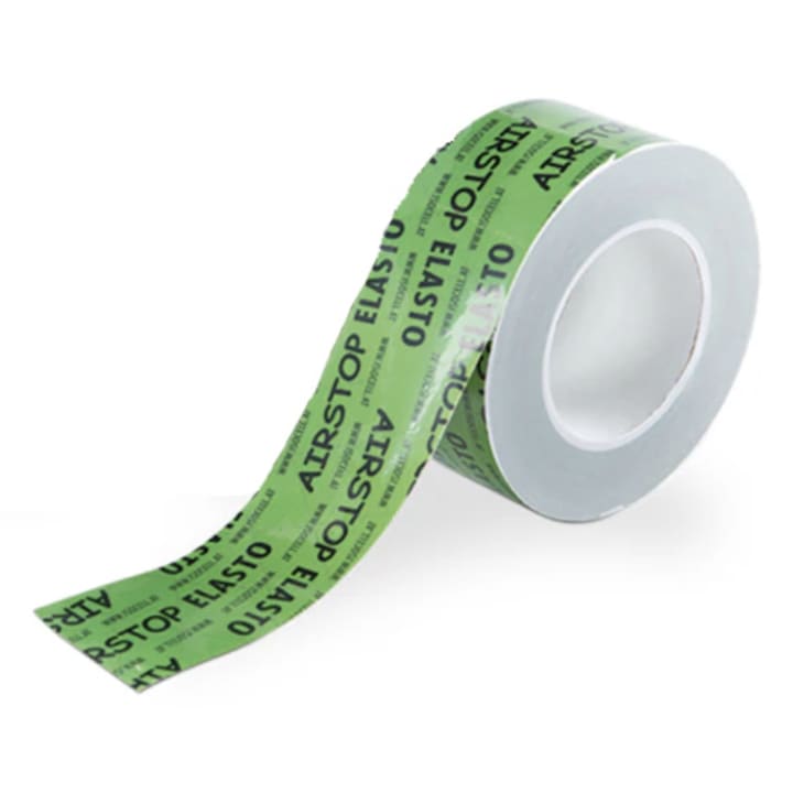 Banda de etansare OSB, bariera de vapori, adeziva, AIRSTOP ELASTO, 60 mm x 25 m