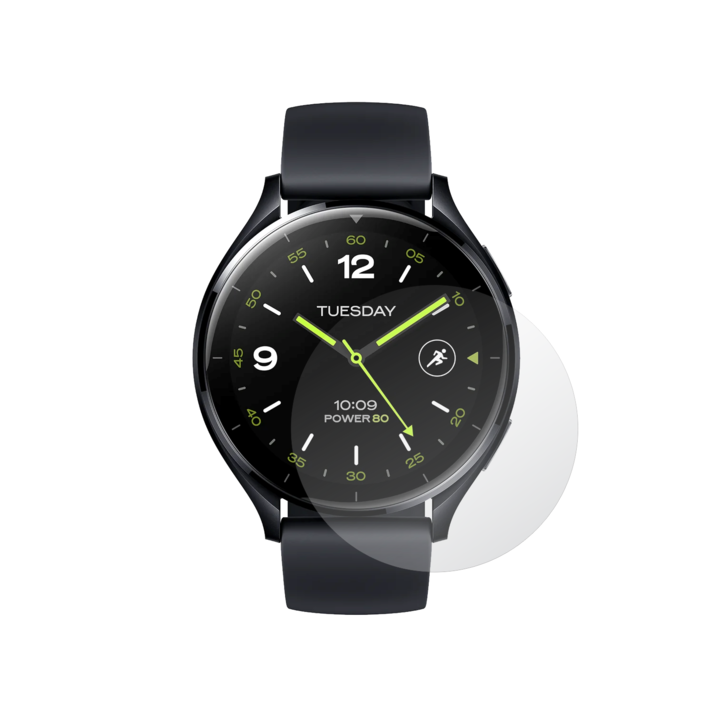 2X iSkinz képernyővédő fólia készlet Xiaomi Watch 2-höz – Invisible Skinz UHD önregeneráló, szilikon ragasztó és rugalmas