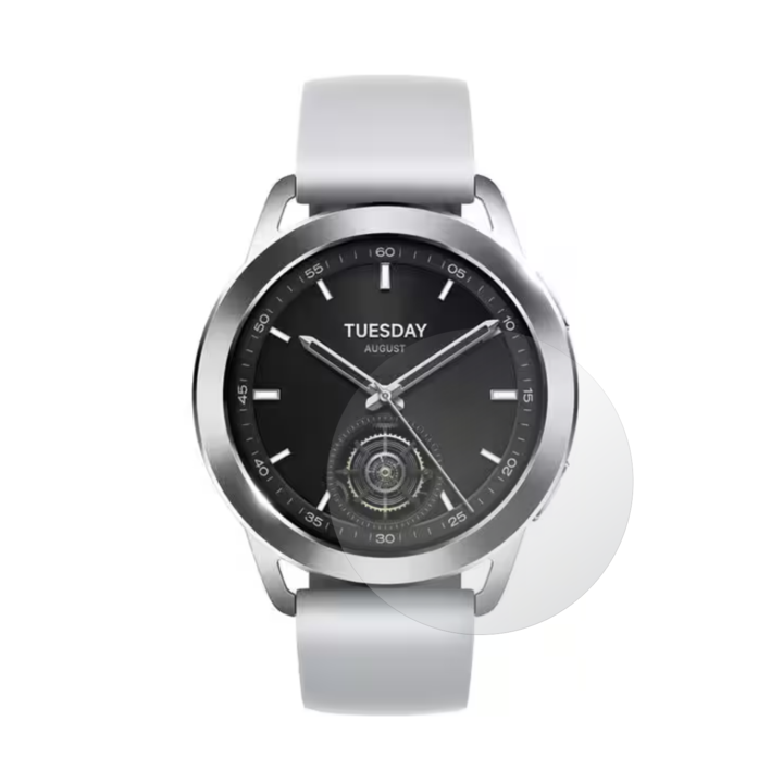 4X iSkinz képernyővédő fólia készlet Xiaomi Watch S3-hoz - Invisible Skinz HD, ultra-tiszta szilikon teljes lefedéssel, tapadó és rugalmas