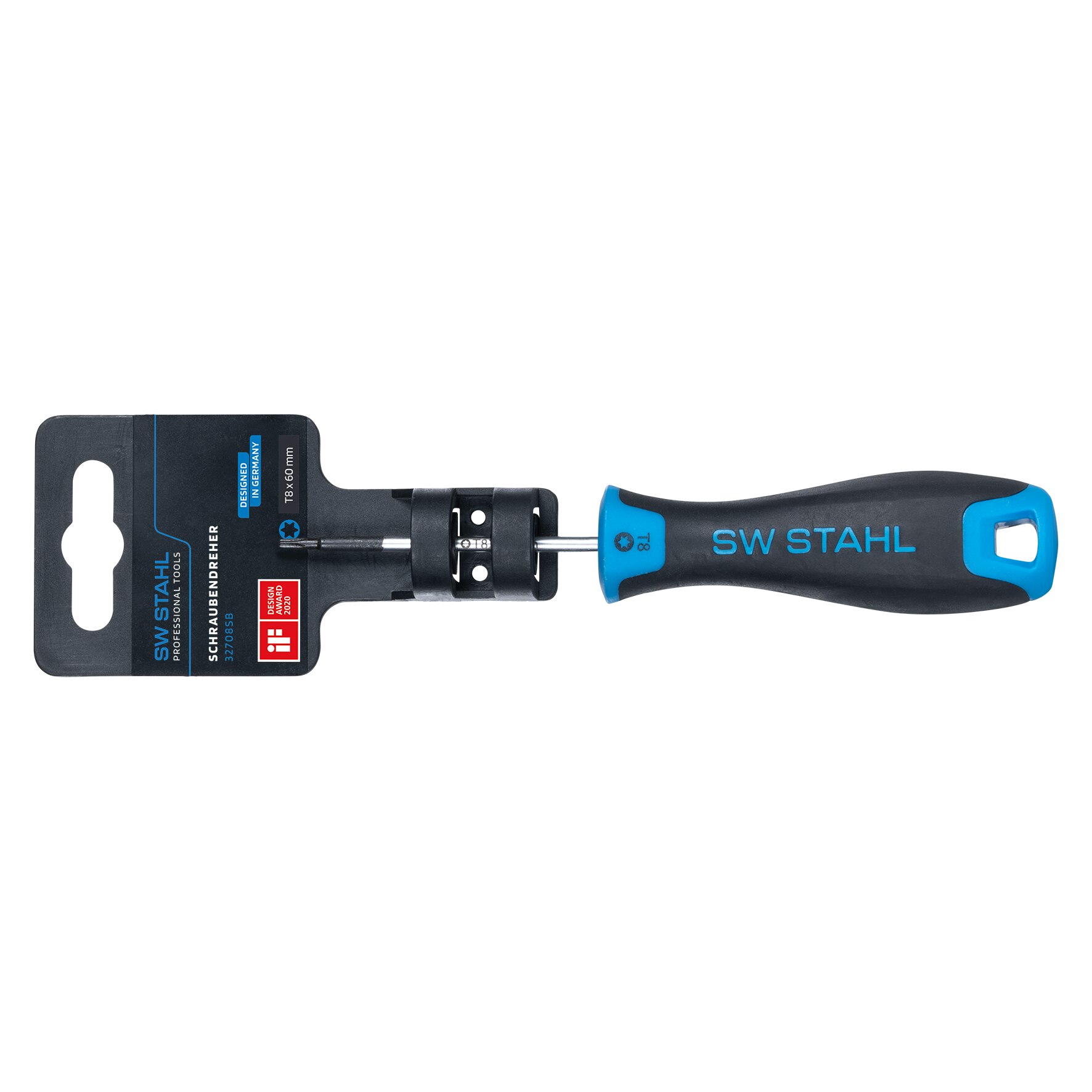 Surubelnita SW-Stahl, profil torx, dimensiuni T8 x 60 mm, maner