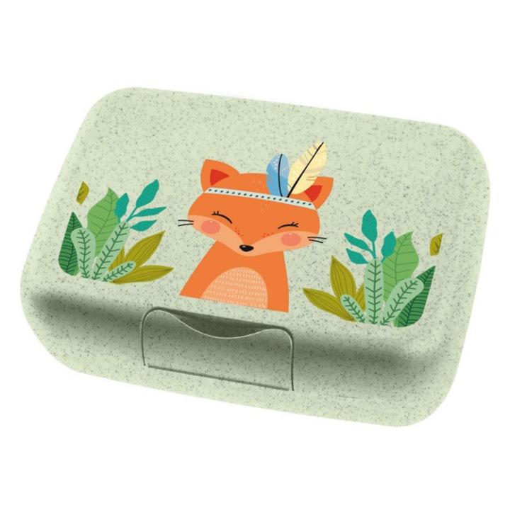 Cutie de pranz pentru copii CANDY L HARRY, bio, KOZIOL - verde organic