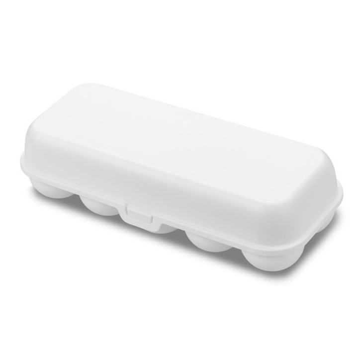 Tartály tojáshoz EGGS TO GO, 10 tojáshoz, KOZIOL - fehér pamut