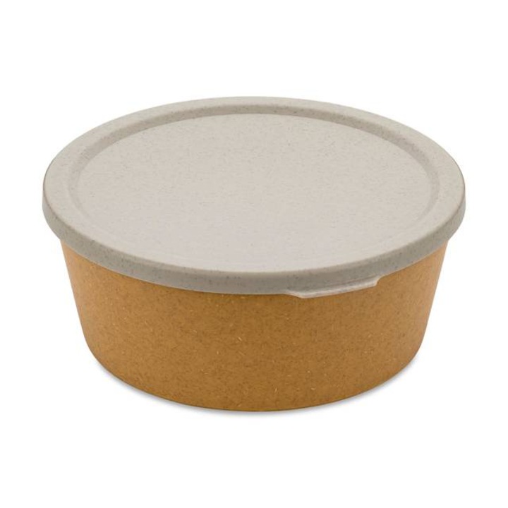 Ételtartó CONNECT BOWL, hermetikus, 400 ml, KOZIOL - természetes fa