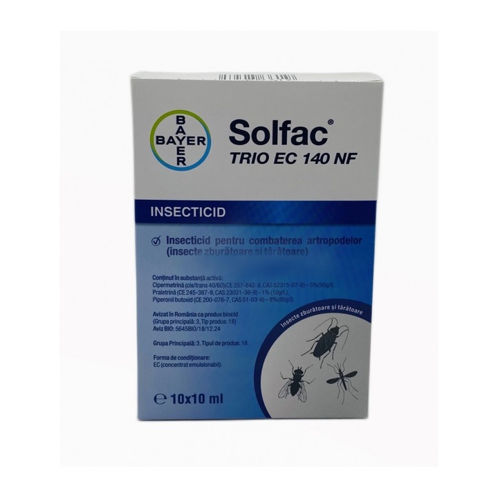 Insecticid Solfac Trio 140 EC, 10 ml