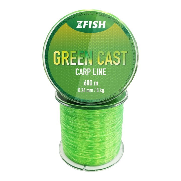 Green Cast Carp монофилно въже 600м 0.26мм - 8кг