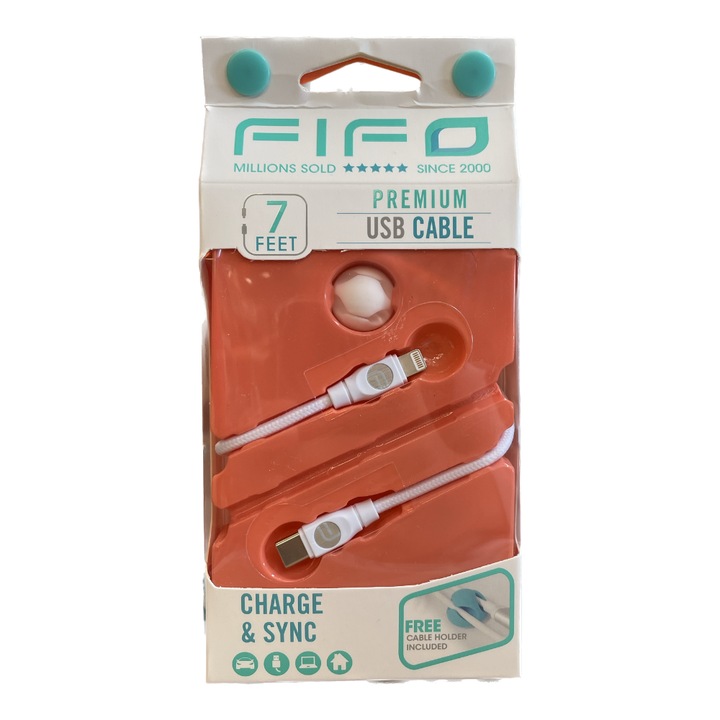 C típusú és Lightning prémium Fifo töltőkábel