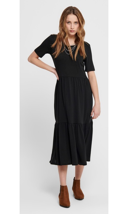 Дълга дамска рокля Jacqueline de Yong, 3996, Home, Textile, Черен