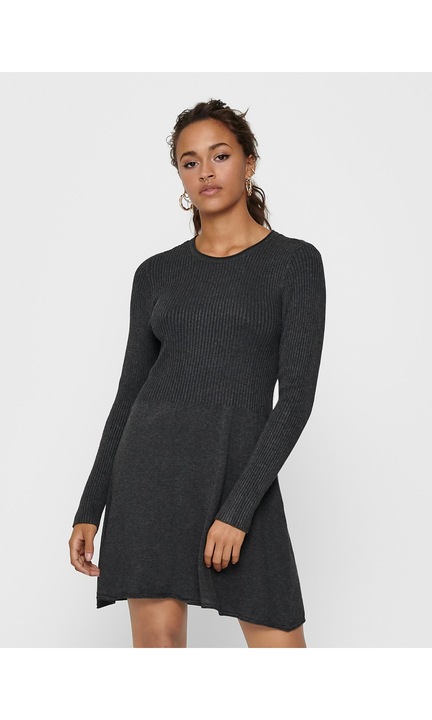 CSAK női hosszú ruha, 6184, Alkalmi, Textil, Sötétszürke