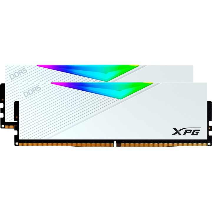 Adata 32GB / 6400 XPG Lancer RGB White DDR5 RAM KIT (2x16GB) (AX5U6400C3216G-DCLARWH)