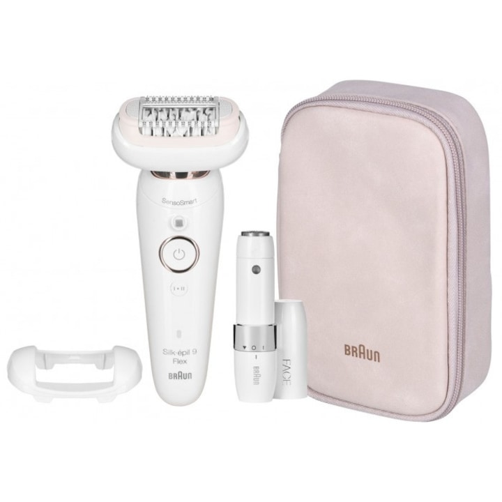 Епилатор Braun Silk-epil 9 Flex SES 9003 3D, Бял