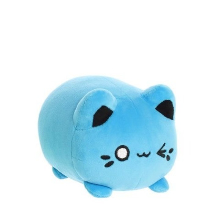 Jucarie de plus, Meowchi Electric Blue, Aurora, 9cm, albastru, eco-friendly, +3 ani