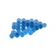 Munitie Gel LEAN TOYS, 700 bucati, Biodegradabile, 11.5x8x3.5cm, albastru