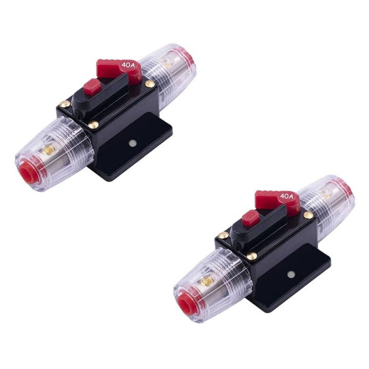 QttvbTna комплект предпазители за кола, защита от претоварване, бутон за нулиране, смяна на предпазител AGU