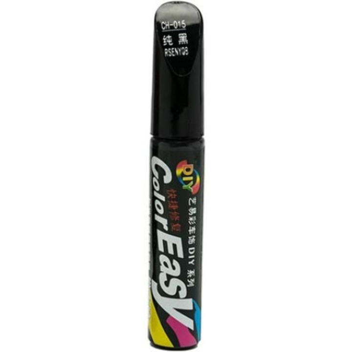 4 db-os javítóceruza készlet autófestéshez, QttvbTna, 10 ml, fekete/piros/fehér/ezüst