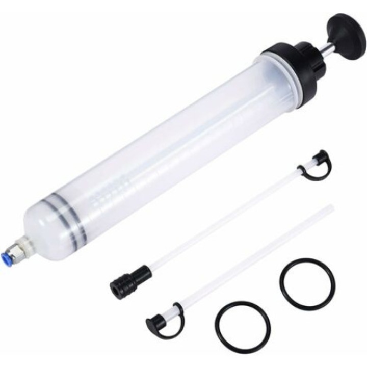 Seringa pentru transfer ulei, QttvbTna, 500ml, transparenta