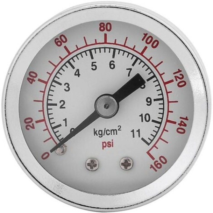 Manometru, QttvbTna, 4cm, 1/8NPT, bar/psi