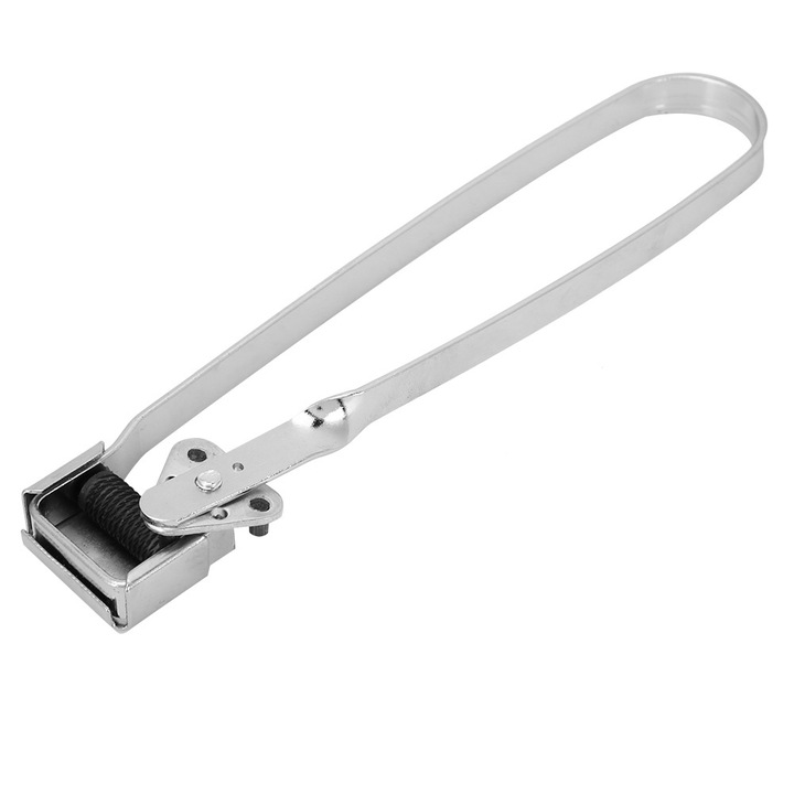 QttvbTna kempingégő, professzionális kivitel, nikkelezett acél test, 18x3x0,8cm