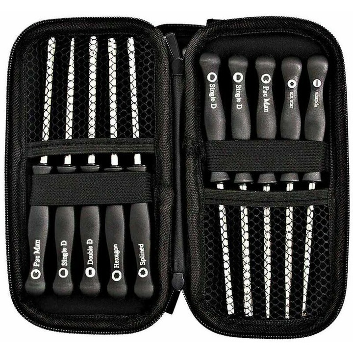 Set 10 surubelnite reglaj carburator QttvbTna, pentru motocoase si suflante