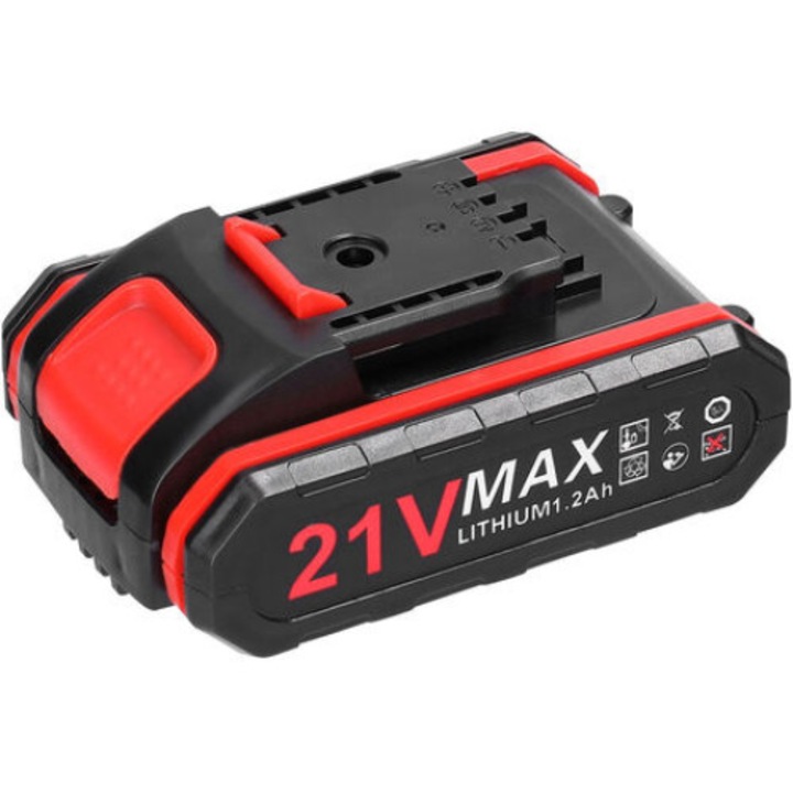 QttvbTna újratölthető akkumulátor készlet, nagy kapacitású, könnyen telepíthető, fekete, 21V, 7500mAh, 110x75x50mm