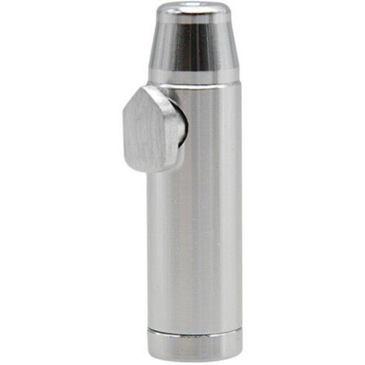 Dispenser metalic QttvbTna, argintiu, 5.3x1.5cm