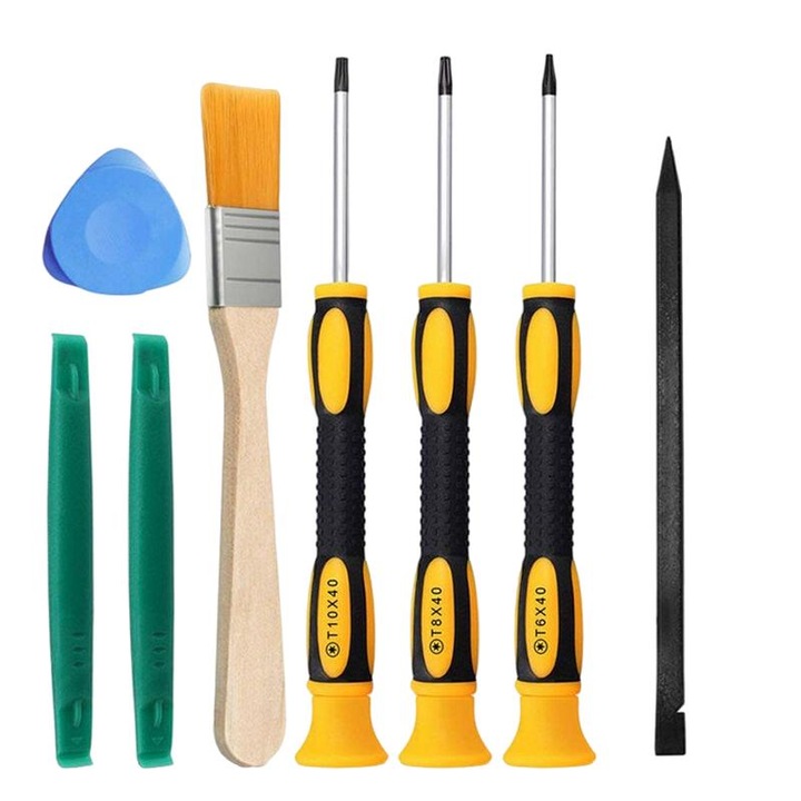 Комплект отвертки, QttvbTna, PS4 PS3 PS5 Xbox, магнитни, ергономични