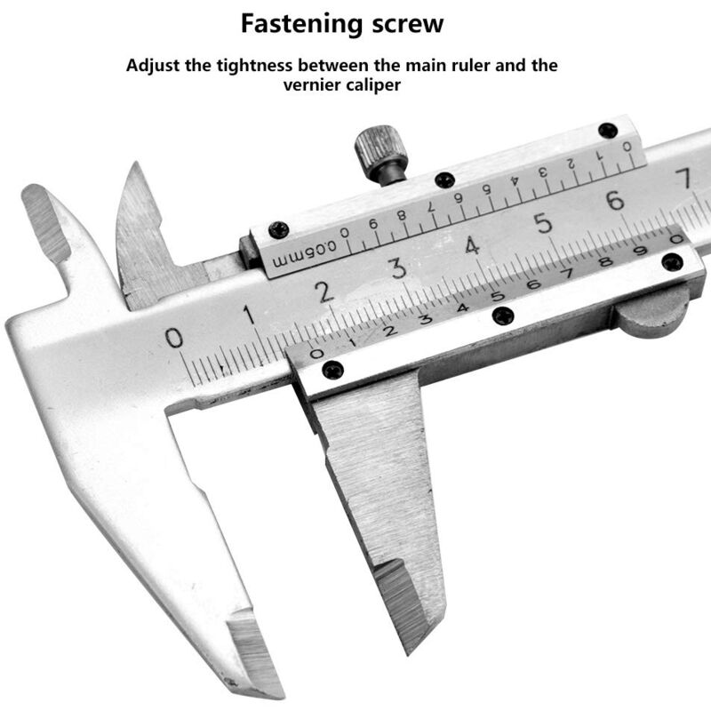 Subler inalta precizie, QttvbTna, Otel carbon, 150 mm, Argintiu eMAG.ro