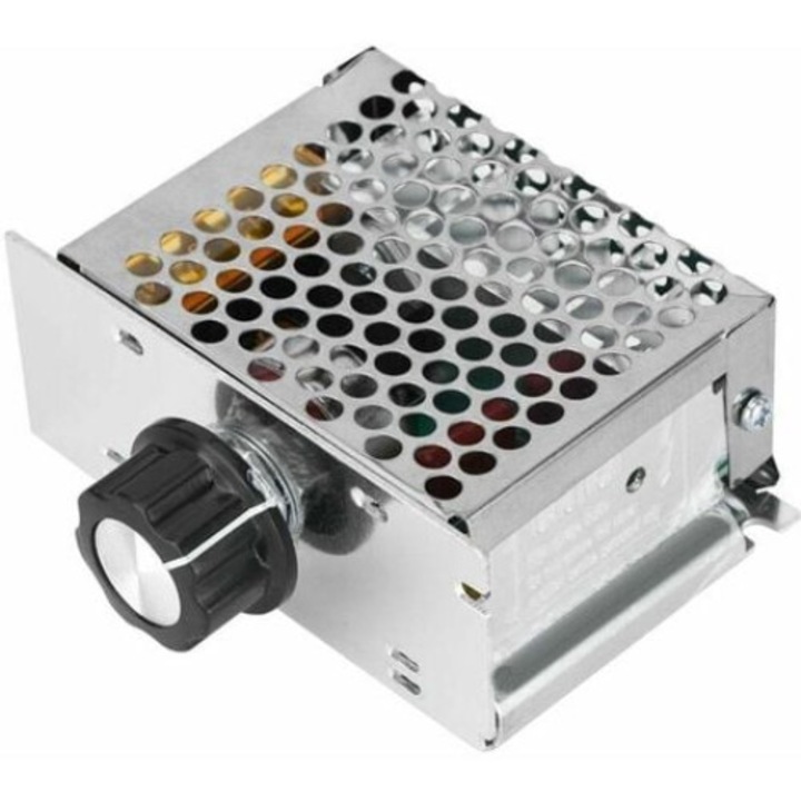 Feszültségszabályozó QttvbTna, 4000W, állítható 10V-220V, kefe motorhoz, 85x55x35mm