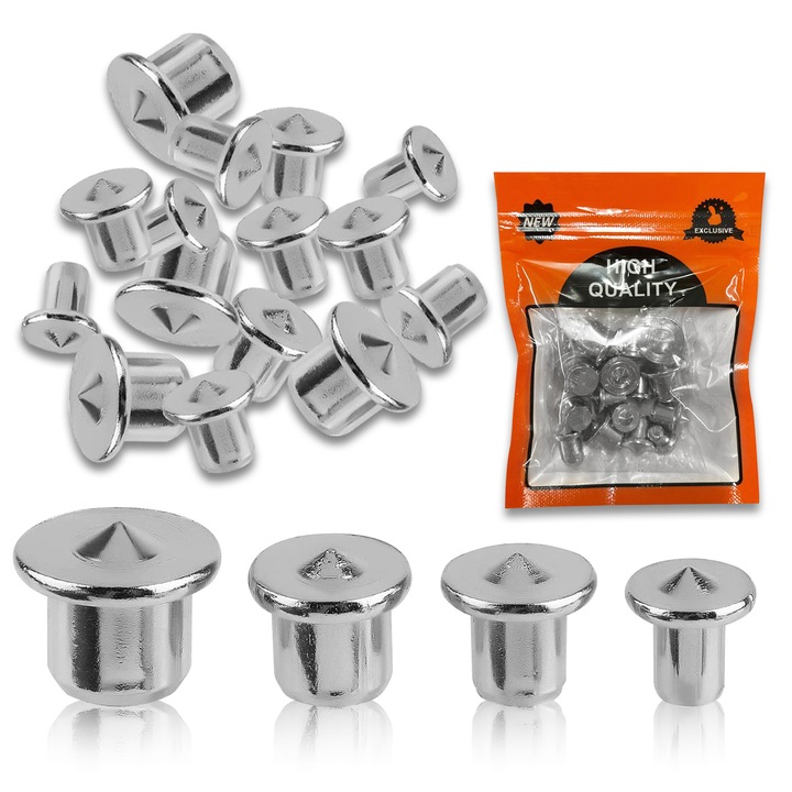 QttvbTna szerszámkészlet, 16 darabos központosító hegyek tiplikhez, acél, 6/8/10/12 mm, többszínű