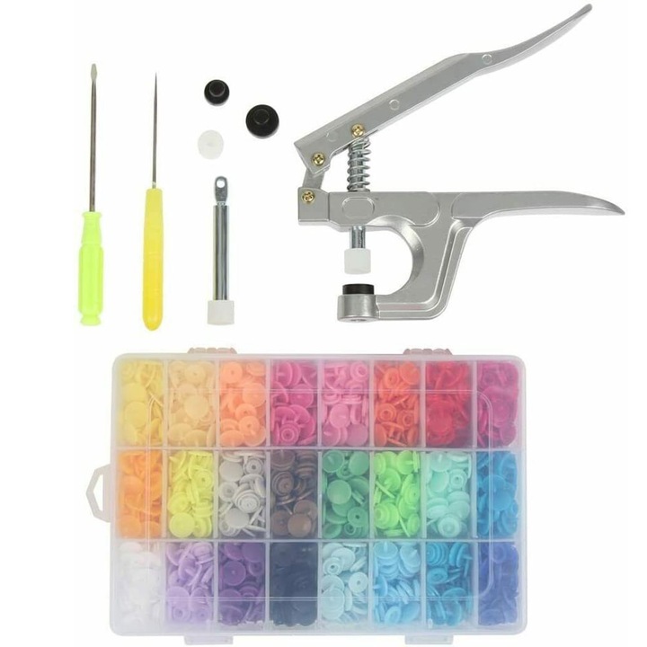 Комплект инструменти, QttvbTna, 360 комплекта скоби T5, многоцветни