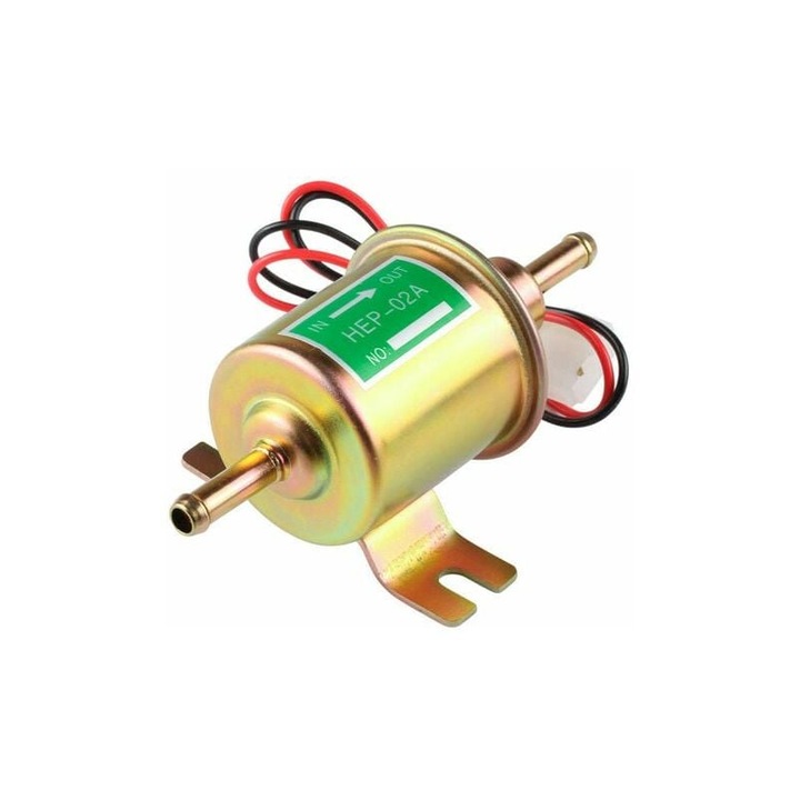 Електрическа горивна помпа, QttvbTna, Неръждаема стомана, HEP-02A, 12V, 4-7 psi, Злато