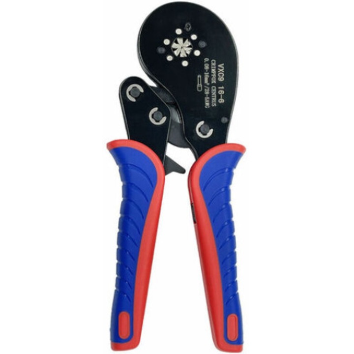 Krimpelő fogó QttvbTna, 0,08-16 mm, ergonomikus, sokszínű