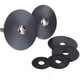 Set de 8 discuri de taiere, QttvbTna, pentru lemn/plastic/metal, negru