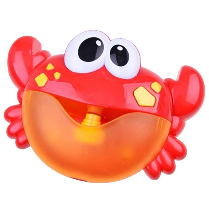 Woopie Krab fürdőjáték, műanyag, hangeffektekkel, tapadókorongokkal, többszínű