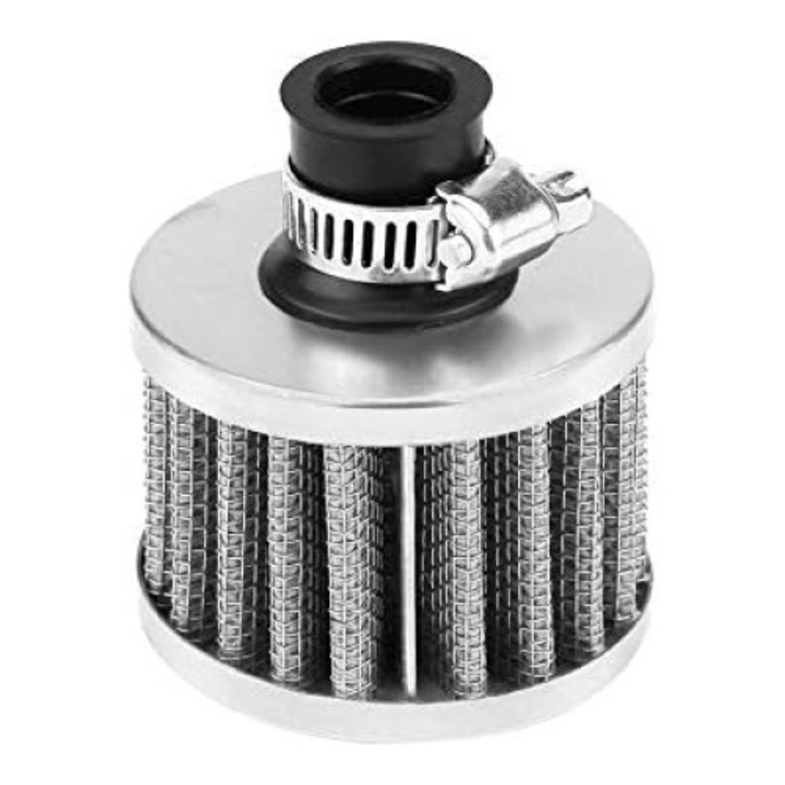 Univerzális légszűrő járművekhez, QttvbTna, 57x50 mm, ezüst