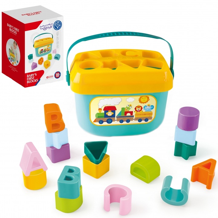 Интерактивна играчка Woopie, 2 в 1, Многоцветна