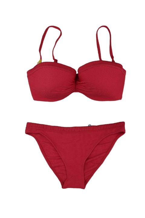 Costum de baie, Cherry beach, Poliamida, Rosu, 44 EU