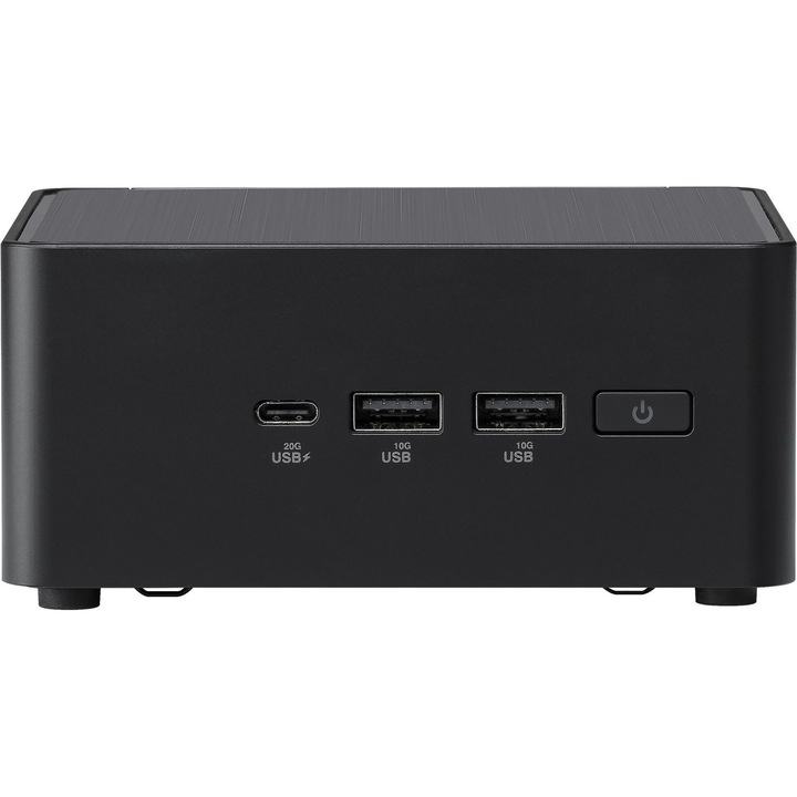 Настолен компютър ASUS NUC 14 Pro Tall, Процесор Intel Core 3 100U (1.2/4.7GHz, 10M), 0 GB, Intel UHD Graphics, Free DOS